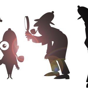 Adhesivos de vinilo para pared, diseño de agente detective, Sherlock Holmes, decoración grande (896ig) (L 25.72 x 45 pulgadas, negro) Adhesivos de vinilo para pared, diseño de agente detective, Sherlock Holmes, decoración grande (896ig) (L 25.72 x 45 pulgadas, negro)