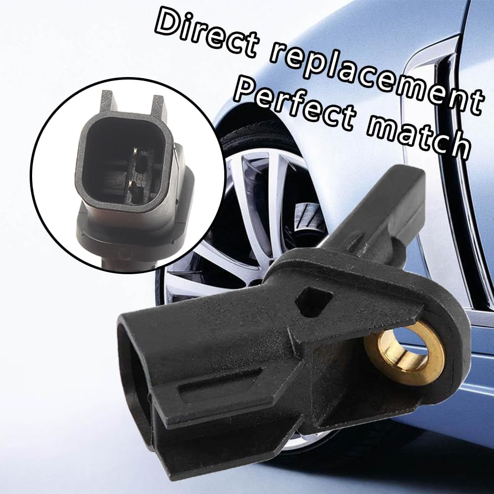 Sensor de velocidad de rueda ABS, sensor de velocidad de rueda de freno antibloqueo ABS delantero compatible con Ford Focus, reemplaza al OEM