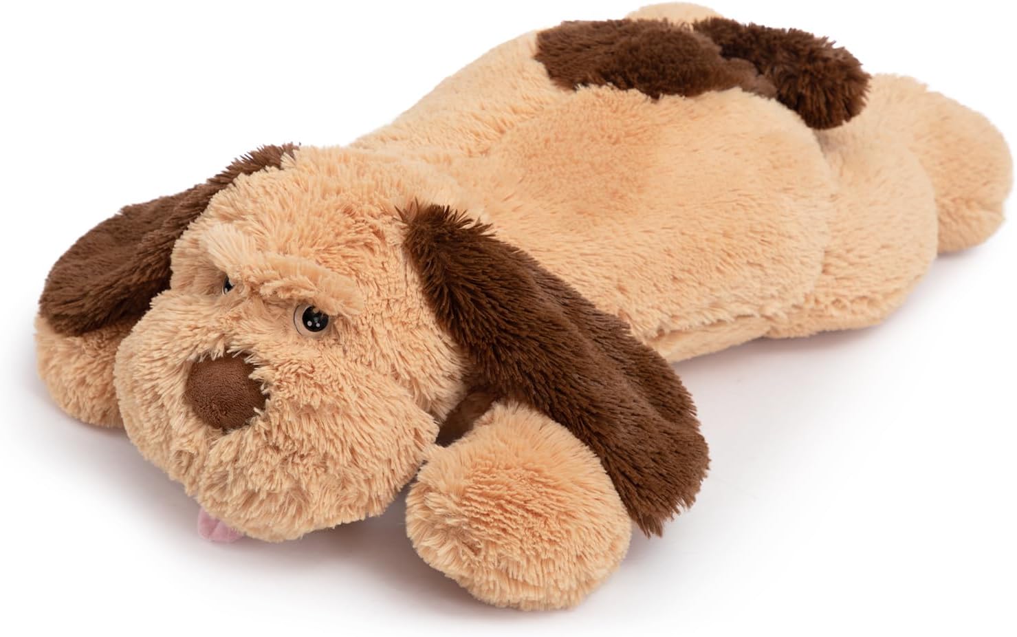 HollyHOME Almohada de felpa suave para perros, regalo para niños, 31 pulgadas, color marrón claro