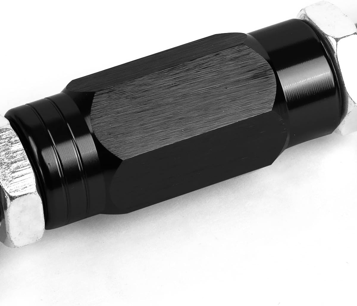 Kit de ajuste de dedo inferior trasero de aluminio brazos de control negros compatibles con Civic Integra CRX Del Sol