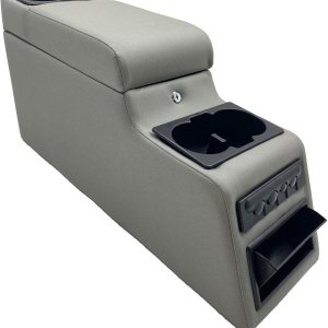 31515 Consola central de bloqueo de lujo compatible con Jeep CJ-5 1976-1983, CJ-7 1976-1986, Wrangler YJ 1987-1995 (gris) 31515 Consola central de bloqueo de lujo compatible con Jeep CJ-5 1976-1983, CJ-7 1976-1986, Wrangler YJ 1987-1995 (gris)