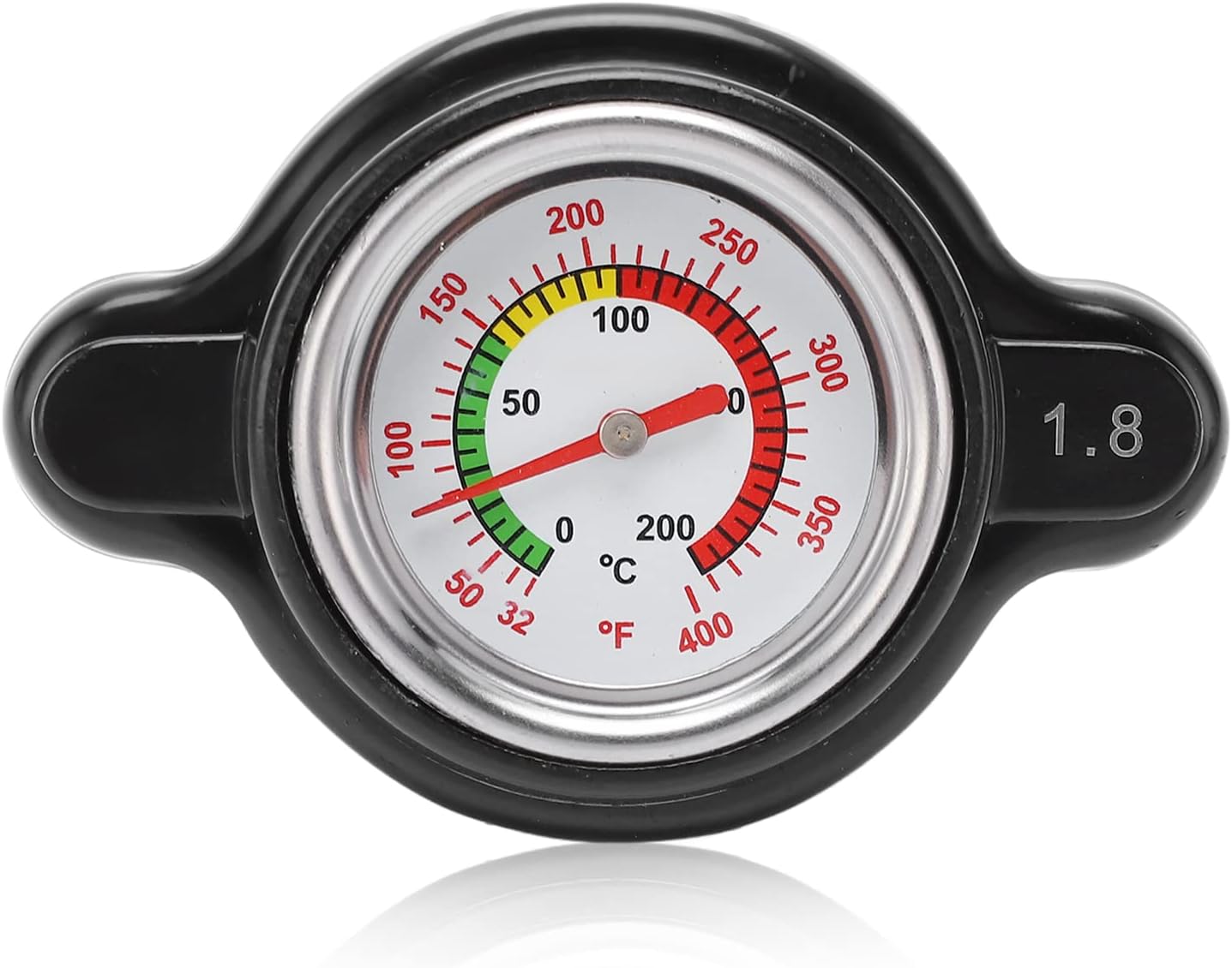 Tapa de radiador de alta presión de alta presión 1638630001, 1.8 Bar 1638630001 Indicador de temperatura de tapa de radiador de alta precisión para