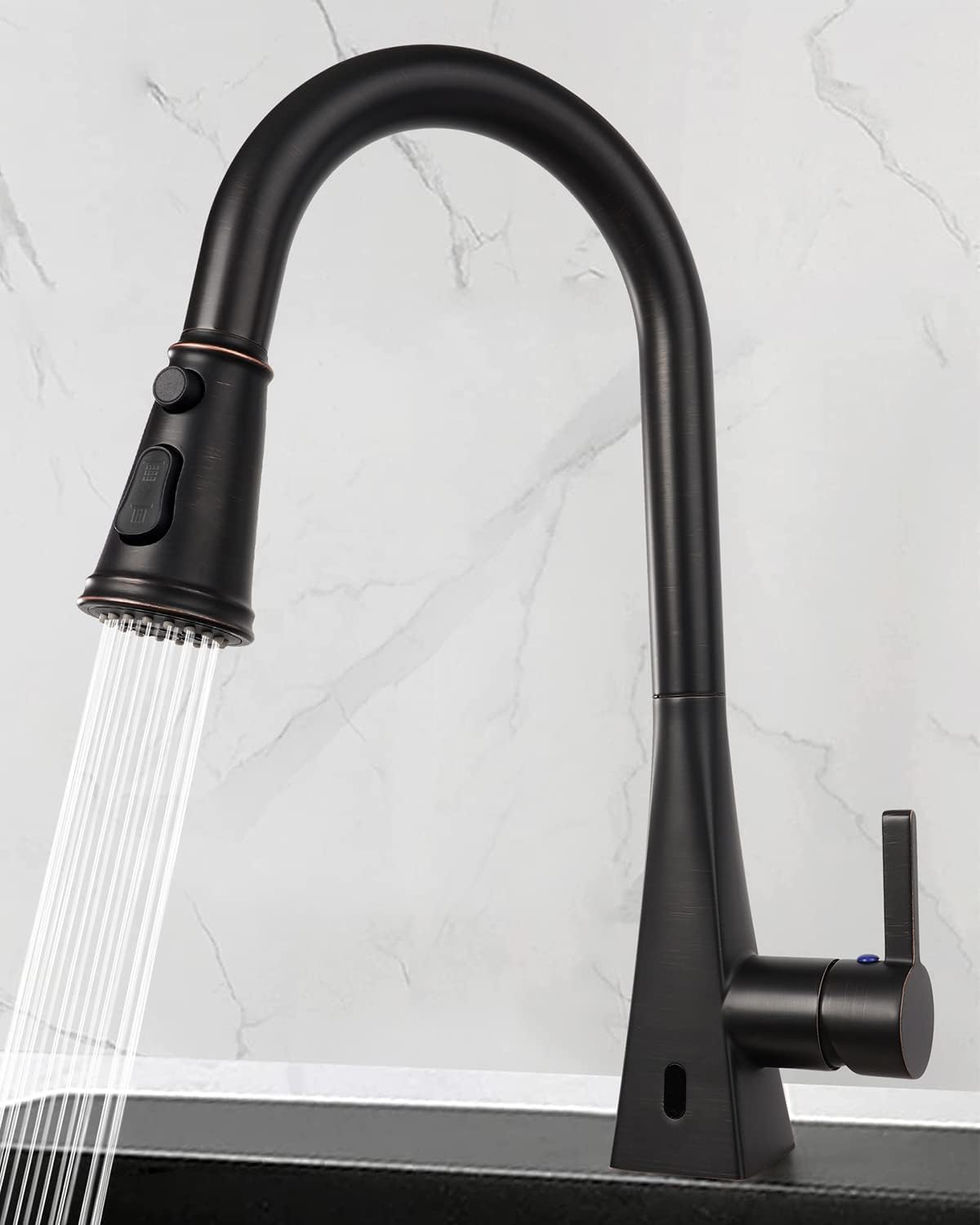 Reemplazo de cabezal de grifo de cocina extraíble, boquilla de cabezal rociador de cabezal de grifo de fregadero de cocina de 3 funciones con 10