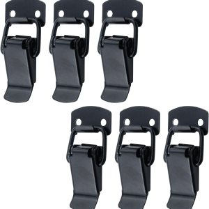 Abrazadera de cierre de palanca de acero inoxidable con resorte para cajón, cierre de cerrojo, hebillas de pato para caja de herramientas, maletero, Abrazadera de cierre de palanca de acero inoxidable con resorte para cajón, cierre de cerrojo, hebillas de pato para caja de herramientas, maletero,