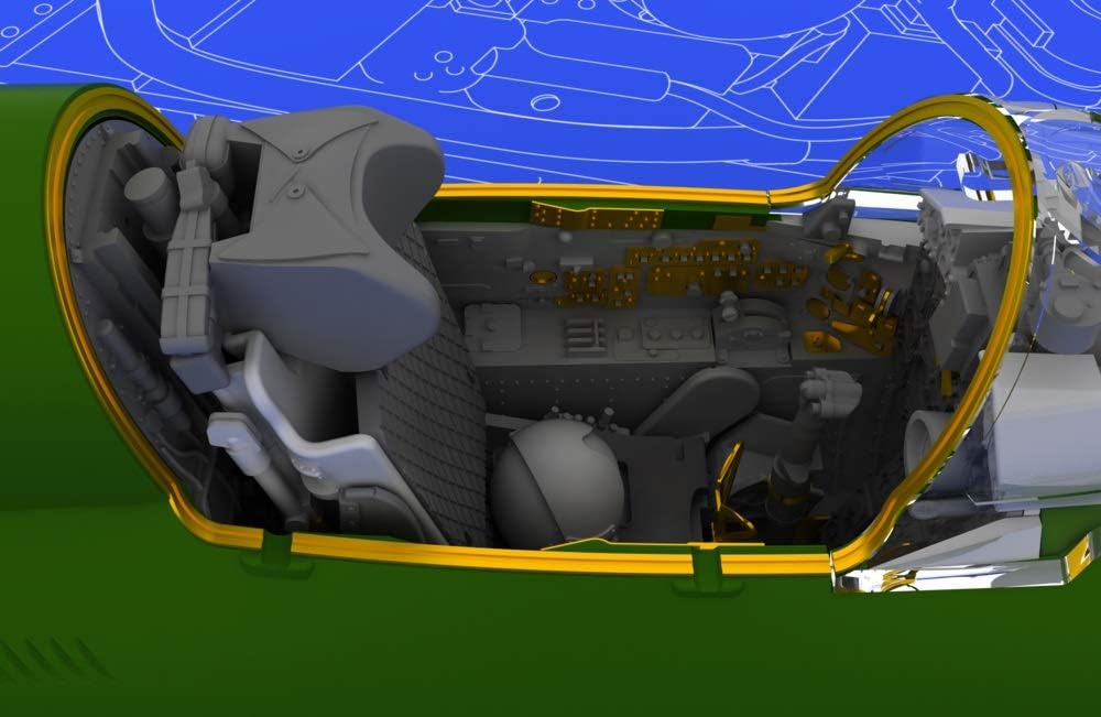 Eduard Modelos MiG-21interior brassin Modelo Kit