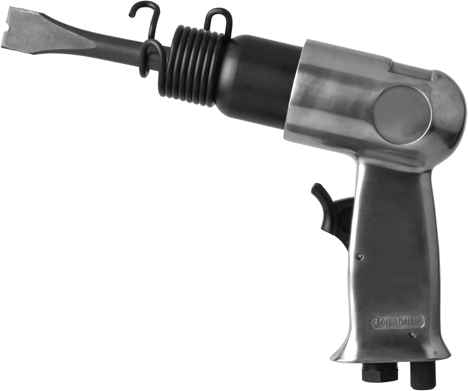 PROSHI Kit de martillo neumático de 5.906 in 4 cinceles, 4500 BPM, herramienta neumática de pala de martillo, herramienta neumática de pala de