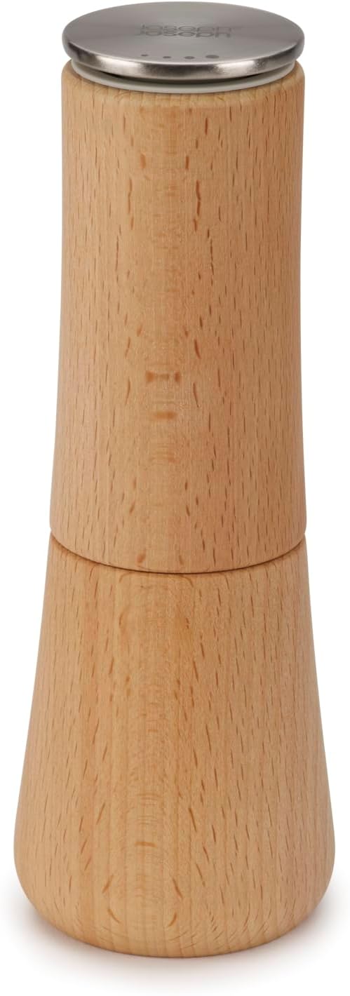 Joseph Joseph 20191 Milltop Wood – Molinillo de sal para cocina, madera