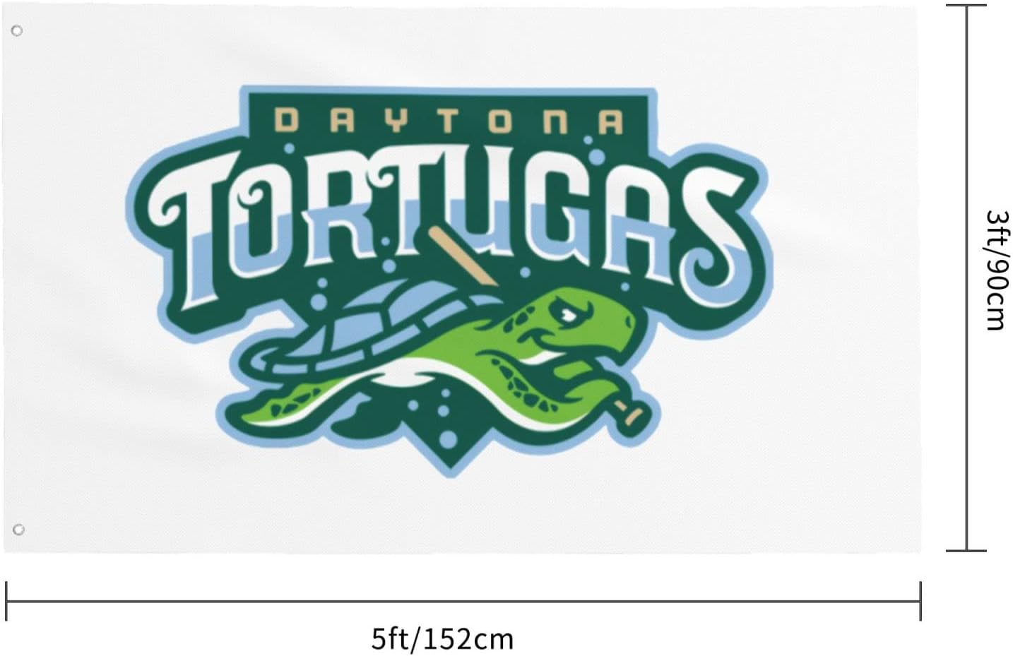 Daytona Tortugas Flag 3x5ft, Home Garden Flag, Suitable For Indoor Or Outdoor