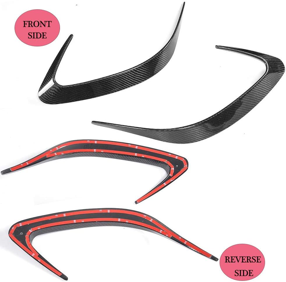 MCARCAR KIT Ventilación de parachoques trasero compatible con Mercedes Benz GLE Class C292 Sport Coupe GLE43 GLE63 AMG 2015-2018 personalizado de