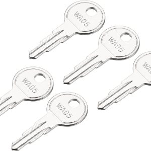uxcell Llave de equipo pesado, llaves de encendido de maquinaria de construcción para excavadora (número de pieza WA05) 5Pcs uxcell Llave de equipo pesado, llaves de encendido de maquinaria de construcción para excavadora (número de pieza WA05) 5Pcs