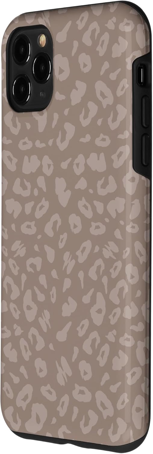 Funda para iPhone 11 Pro Max Neutral Tan – Elegante diseño de leopardo con estampado animal