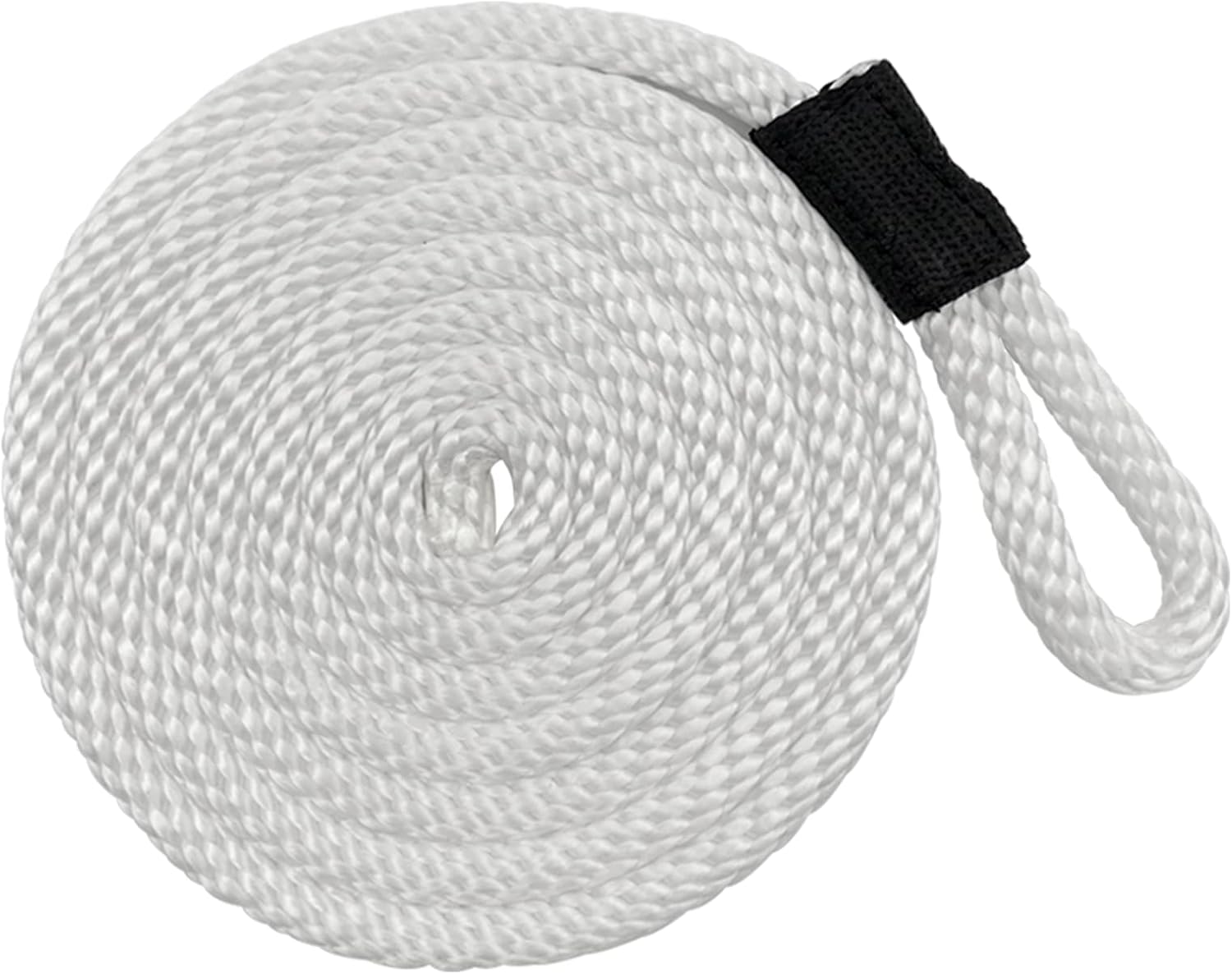 ISURE MARINE 4 piezas de cuerda de parachoques de barco de nailon trenzado doble de 6.5 x 38 pulgadas, líneas de guardabarros de barco, flotadores