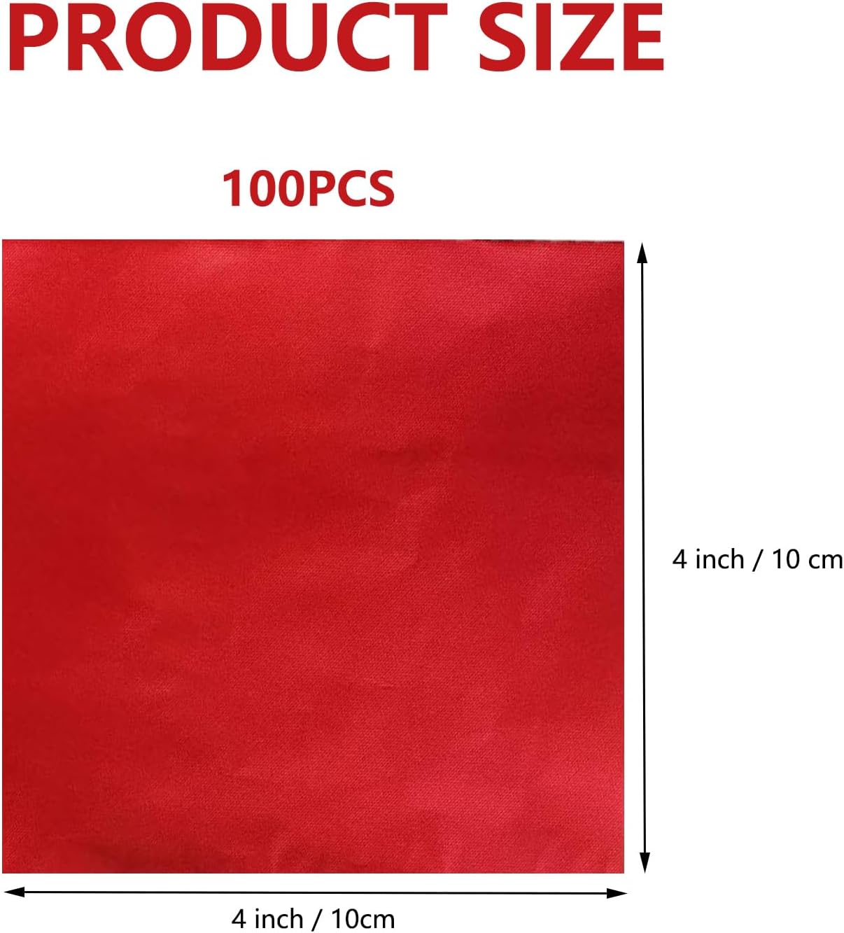 100 envoltorios de caramelo de aluminio, envoltorios de barra de caramelo de 4 x 4 pulgadas, envoltura cuadrada de papel de aluminio para barras de
