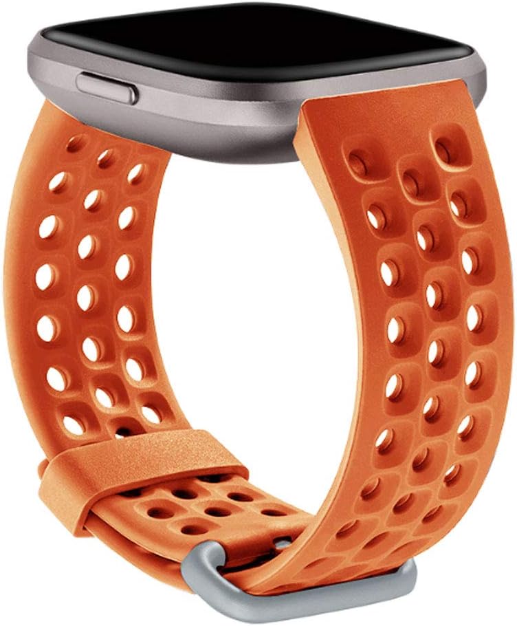 Bandas deportivas compatibles con Fitbit Versa 2VersaVersa Lite para mujeres y hombres, pulseras de repuesto deportivas transpirables pequeñas y