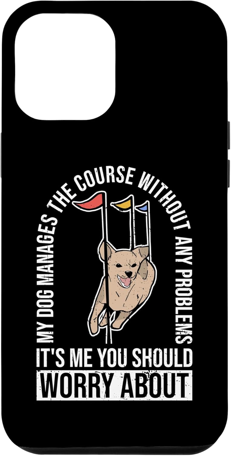 iPhone 12 Pro Max Dog Agilty Trainer Design For Dog Agility Training Case