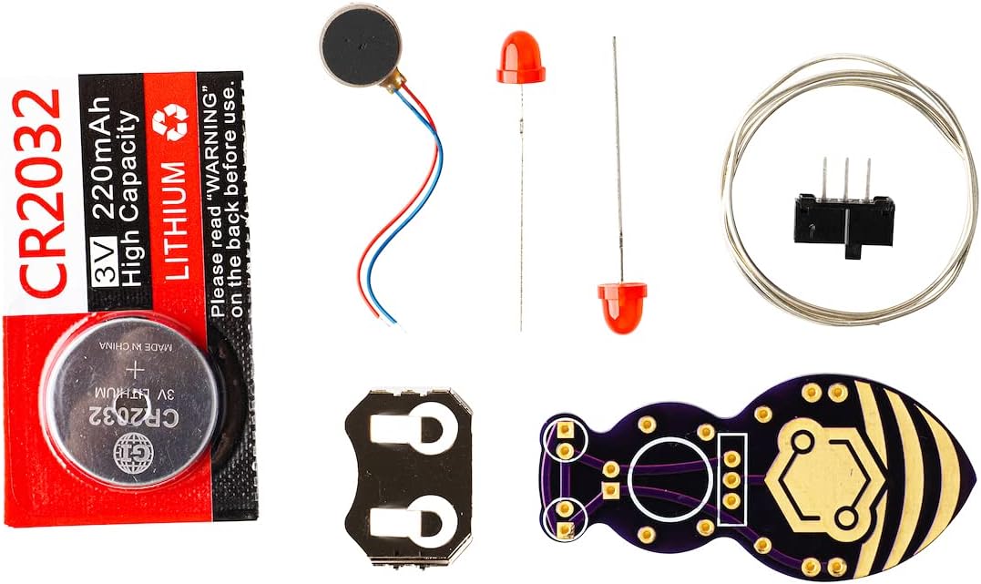 Jitterbug Kit de soldadura  Proyectos electrónicos de bricolaje para principiantes  Proyecto de ciencia de práctica STEM  Placas de circuito de