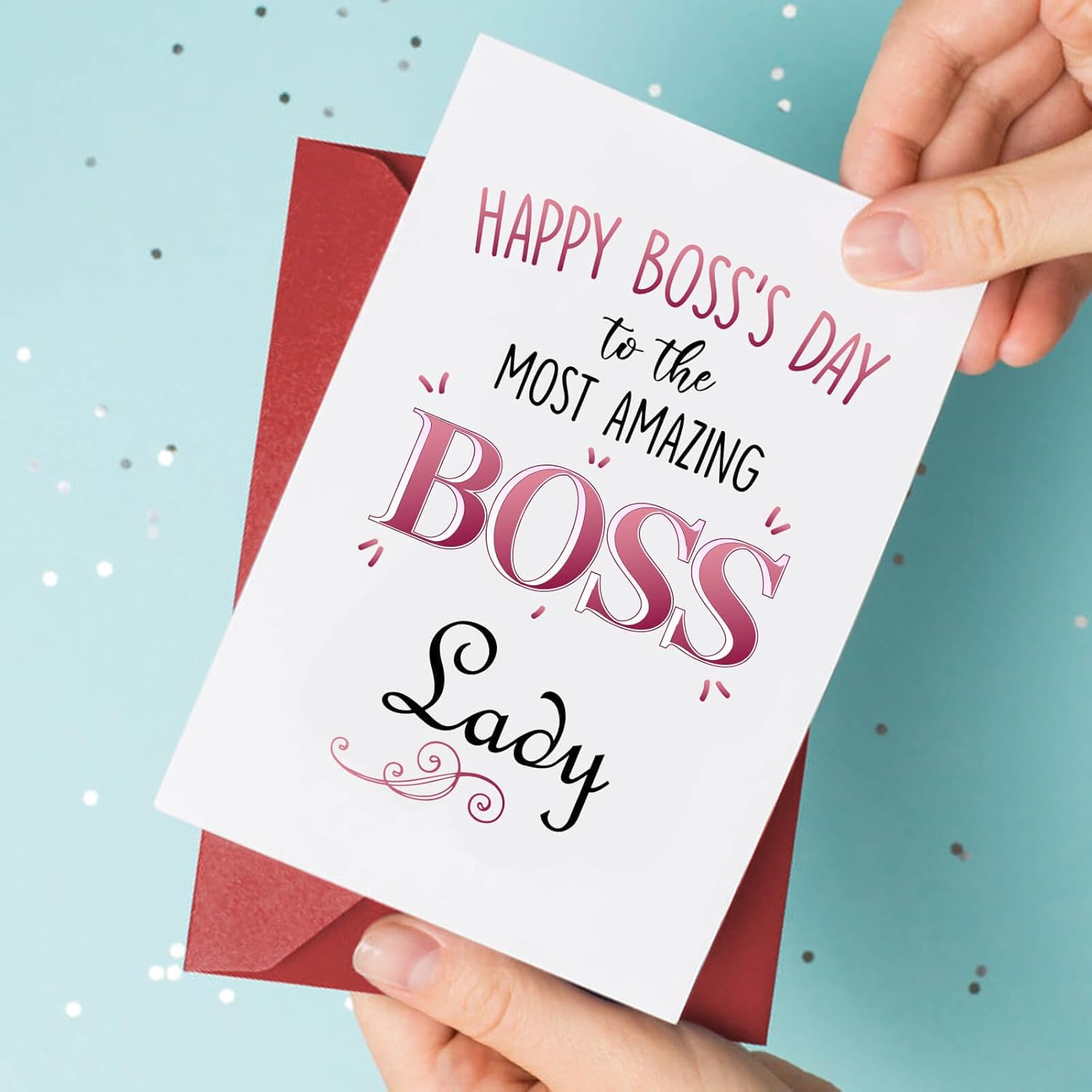 Regalos de agradecimiento para empleados, regalos para el mejor jefe para mujeres, tarjeta del día del jefe, regalos del día del jefe para mujeres,