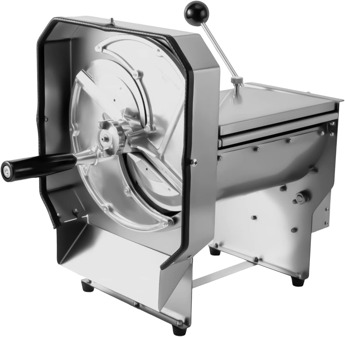 Cortadora de verduras comercial Máquina cortadora eléctrica de frutas 0-0.4 pulgadas Espesor de rebanada ajustable de acero inoxidable Manual y