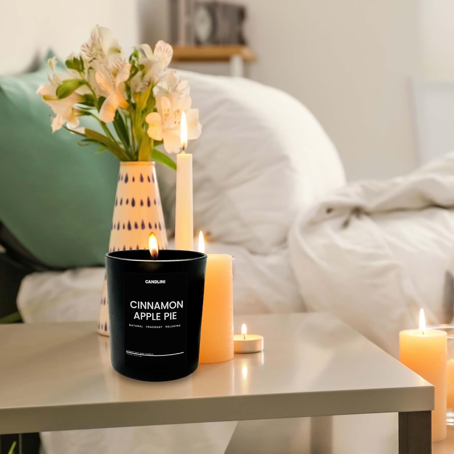 Vela para hombres  Vela de lujo de cera de soja impresionante aroma a canela  Velas únicas de regalo de cumpleaños para novio, papás, mejores