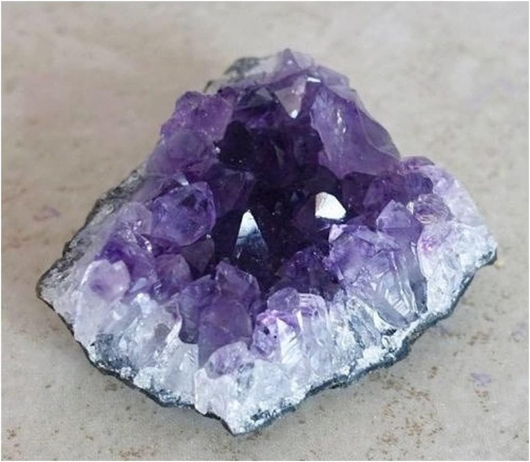 Amethyst Stone Quartz Cluster Point Natural Gemstone Crystal Rock Reiki