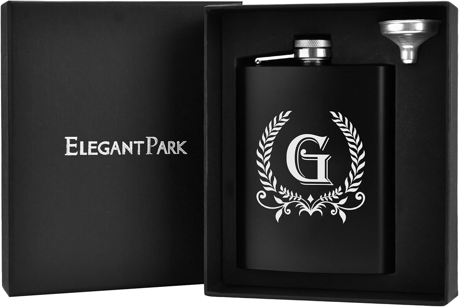 ELEGANTPARK Regalos personalizados para hombres, padrinos de boda, regalos iniciales con monograma para hermano, novio, boda, cumpleaños, Navidad,