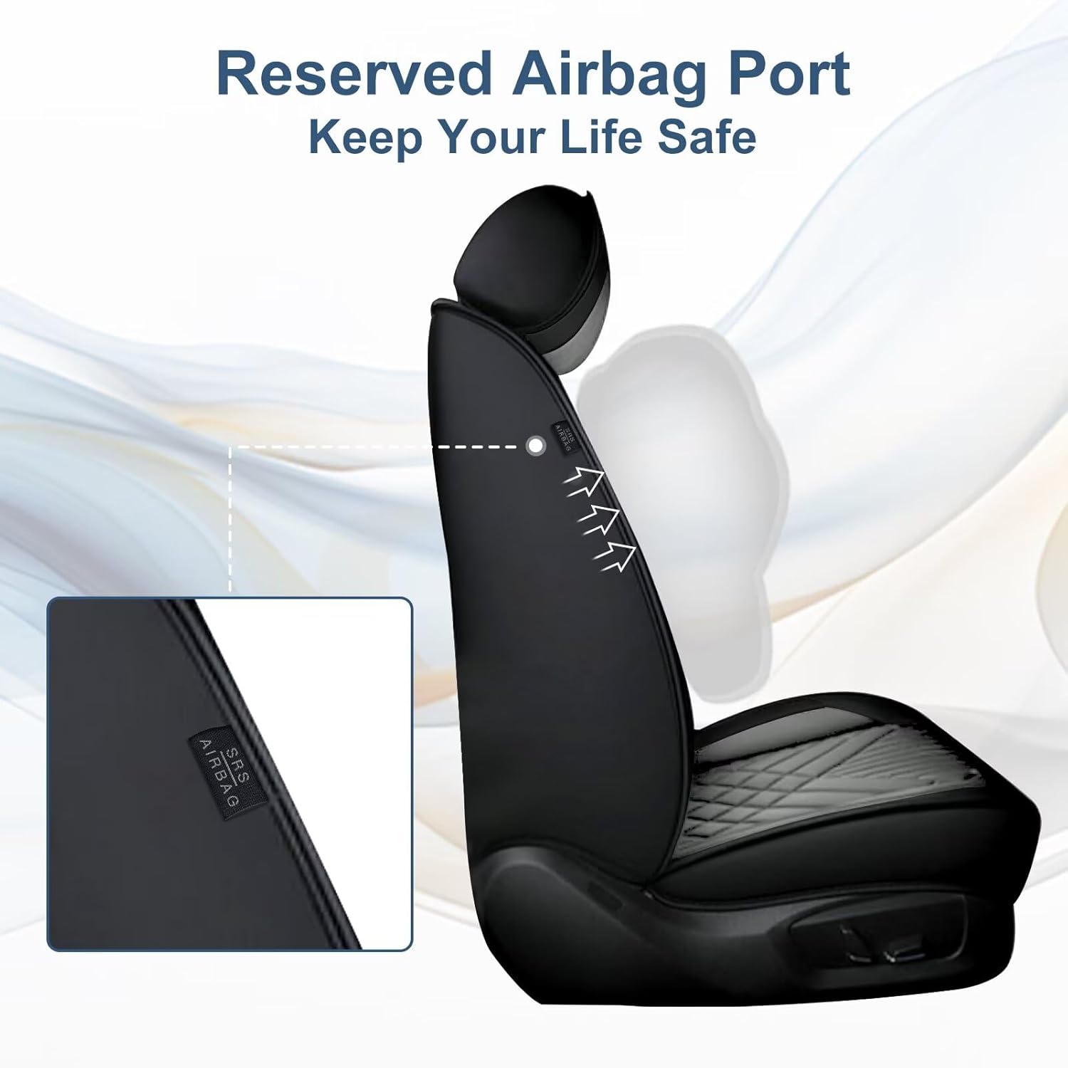 Juego completo de fundas de asiento de automóvil para Hyundai Santa Fe 2007-2024, funda protectora impermeable de piel sintética, compatible con