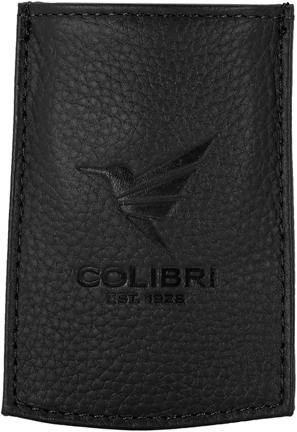 Leather Carrying case for lighters and Cutters (Black-Large)