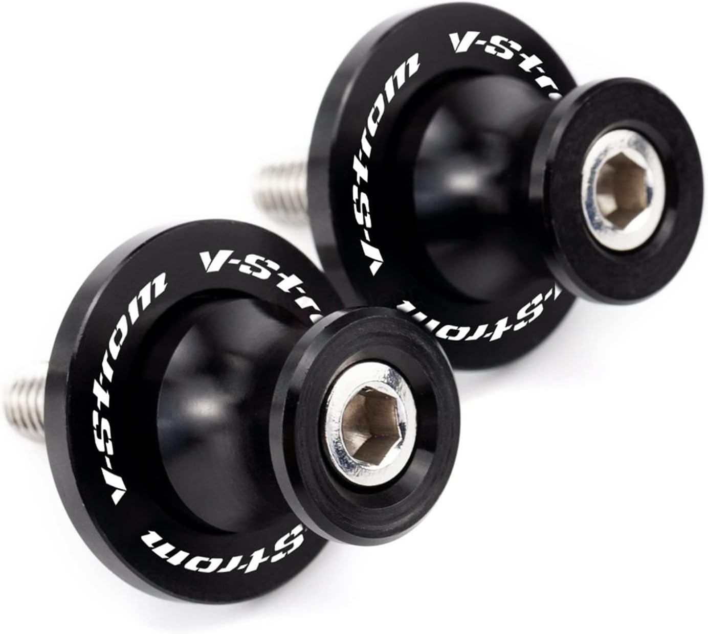 LCCDZ Compatible con Suzuki V-Strom 650 V-Strom650 VStrom 1000 1050 Carretes de basculante para motocicleta, deslizador, 0.315 in, soporte