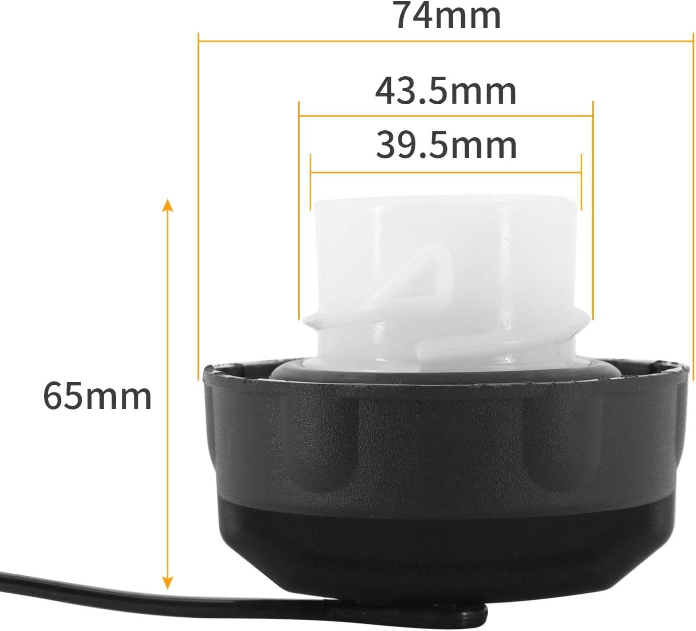 Tapa de llenado del depósito de combustible, tapa de gasolina para Chrysler Aspen Pacifica Town&Country Voyager, Dodge Caravan Durango Grand Caravan