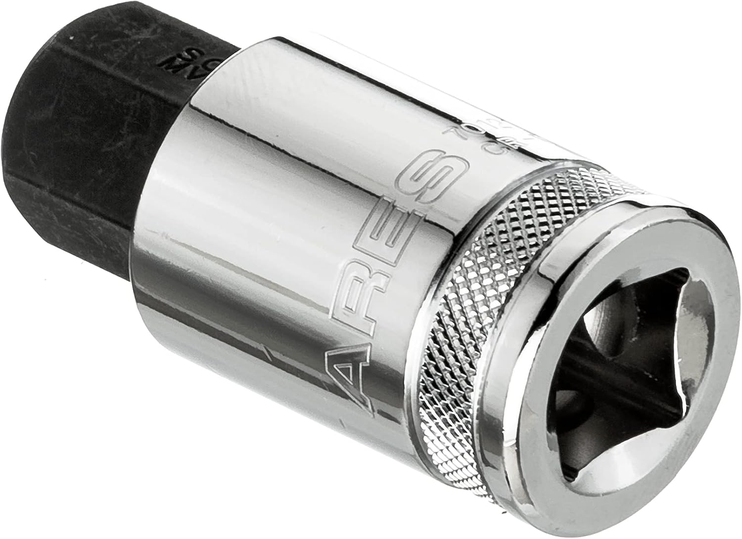 ARES 70121-12-Inch Drive 0.669 in Hex Bit Socket – Zócalos de acero CR-V tratados térmicamente y brocas mecanizadas CNC de acero S2