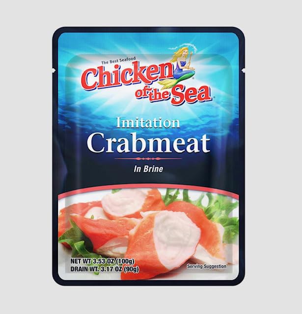 Pollo Del Mar Carne De Cangrejo Imitación En Salmuera Peso Neto 3.53 OZ (3.53 oz)