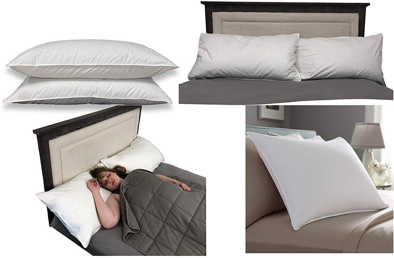 Pillowtex Similar a Restful Nights Conformidad Supreme Almohadas – Estándar