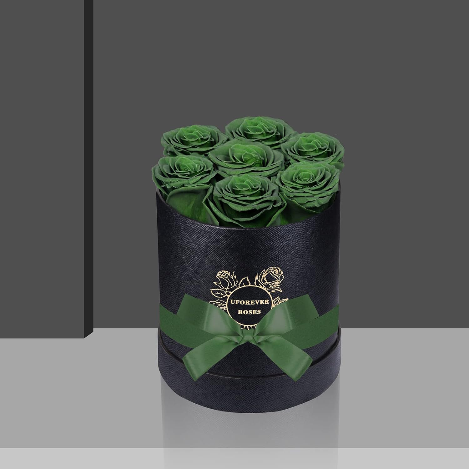 7 rosas preservadas en una caja, regalo para el Día de la Madre, Día de San Valentín, rosas reales que duran un año y más, Navidad, cumpleaños