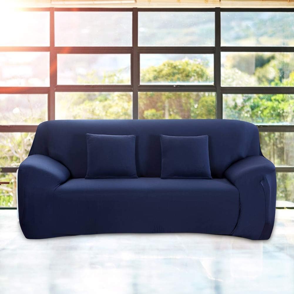 NDNCZDHC Funda de sofá elástica fácil de llevar, protector de muebles suave con parte inferior elástica, protector de sofá de poliéster y elastano,
