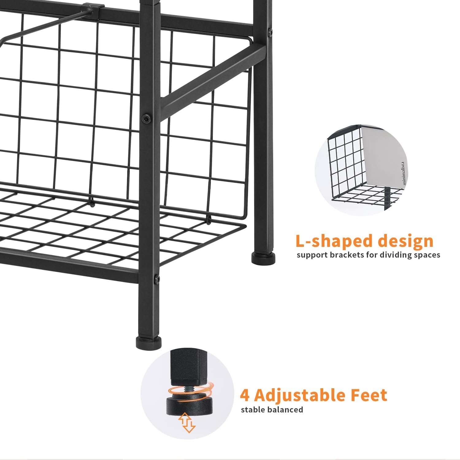 LAKEMID Soporte para tocadiscos con almacenamiento de vinilo, soporte giratorio de 3 capas y soporte de disco de vinilo de acero, mesas auxiliares