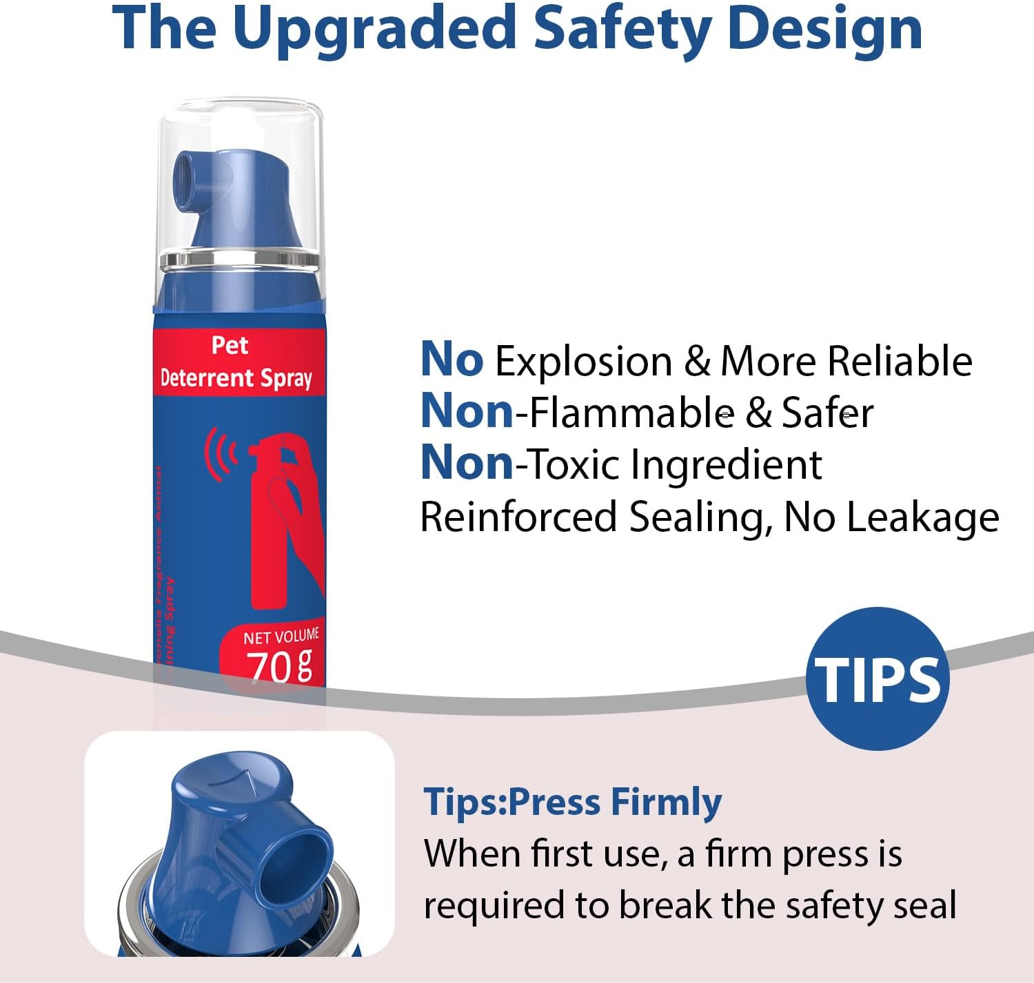 Aerosol para instructores para perros, 2.4 fl oz (2.4 fl oz) para disuasoriocorrecto para mascotas, seguro y eficaz para dejar de ladrar, saltar,