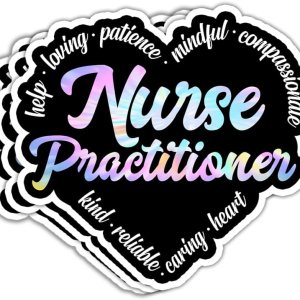 (3 unidades) Calcomanías de enfermera practicante, calcomanías de enfermería, calcomanías médicas, divertidas calcomanías de enfermera practicante, (3 unidades) Calcomanías de enfermera practicante, calcomanías de enfermería, calcomanías médicas, divertidas calcomanías de enfermera practicante,