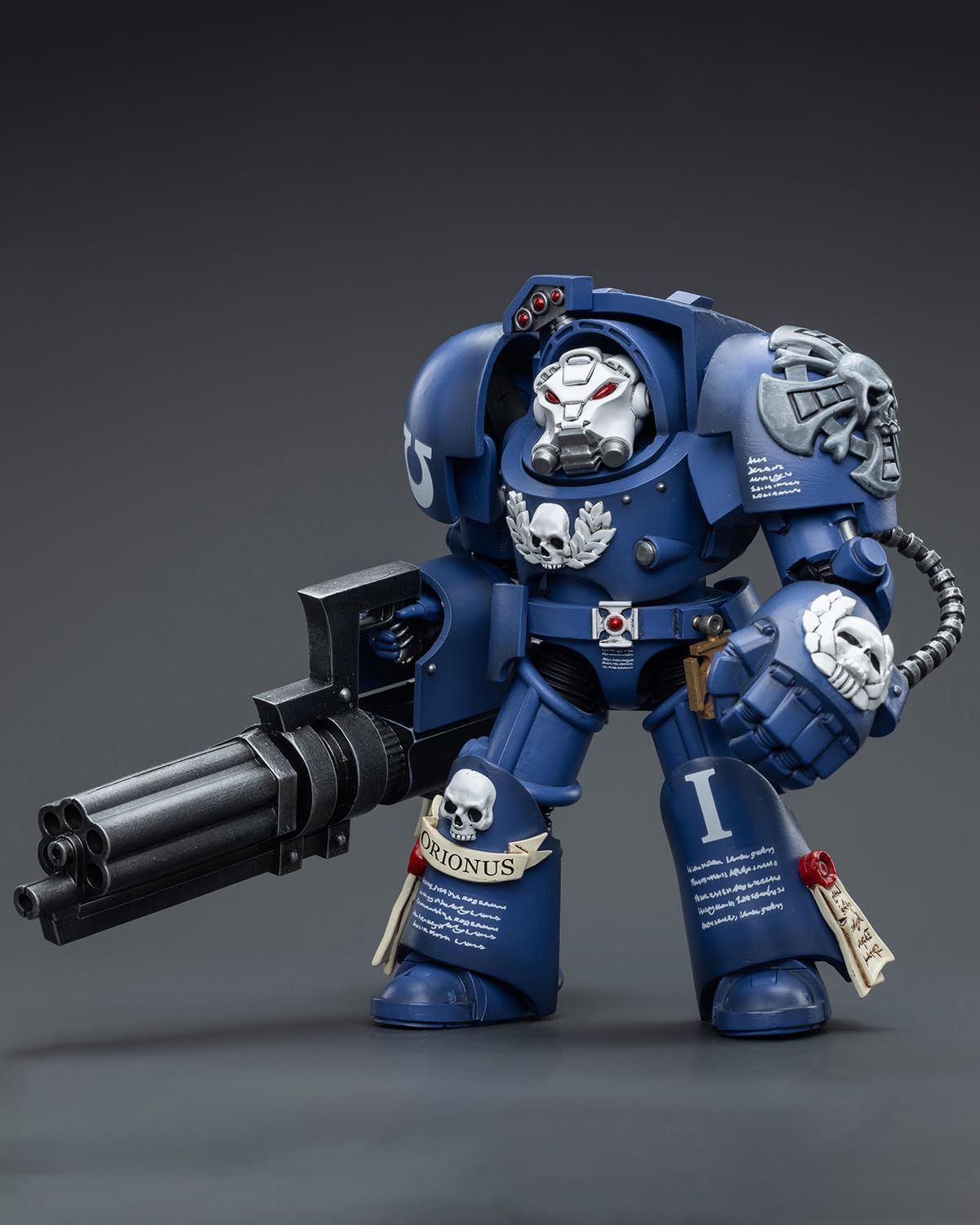 Pipigirl JoyToy – Kit de figuras de acción de 40 K Space Marine con licencia 118 de soldado, ultramarines Terminators Brother Orionus, modelos de 4
