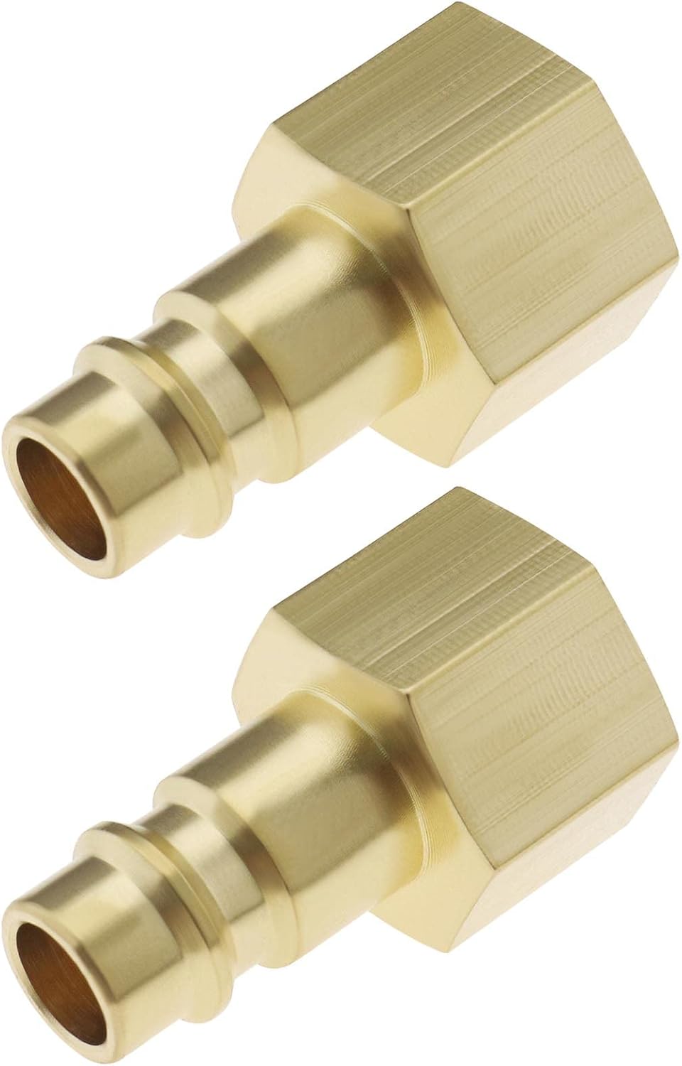 2 pezones de enchufe de aire comprimido NW 7.2 con rosca interna de 38 pulgadas para conexión de aire comprimido, accesorios de manguera de aire,