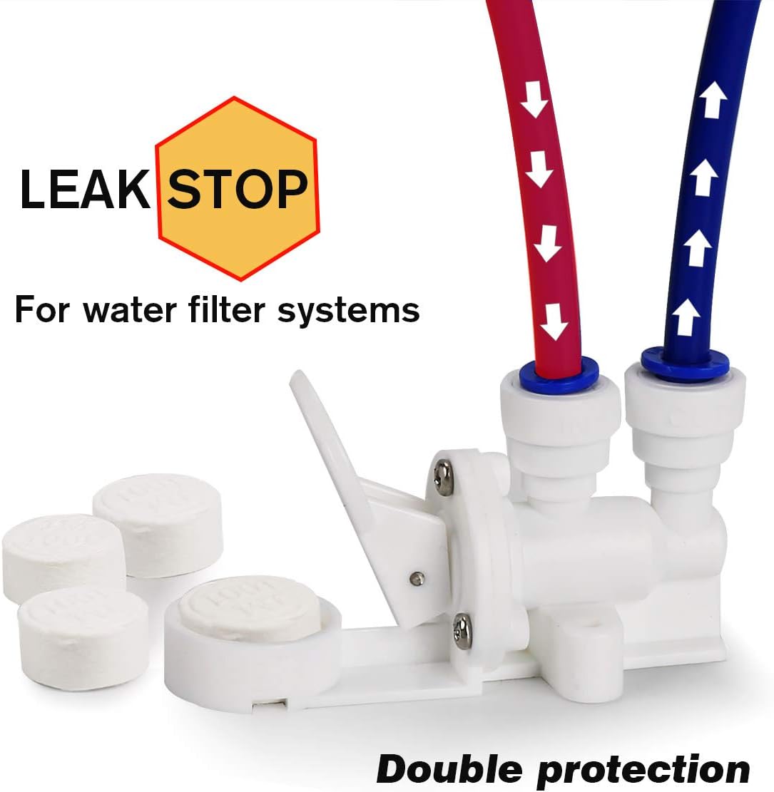 Frizzlife Válvula de protección contra fugas para ósmosis inversa y sistema de filtro de agua debajo del fregadero MP99 y SP99 – Protección de