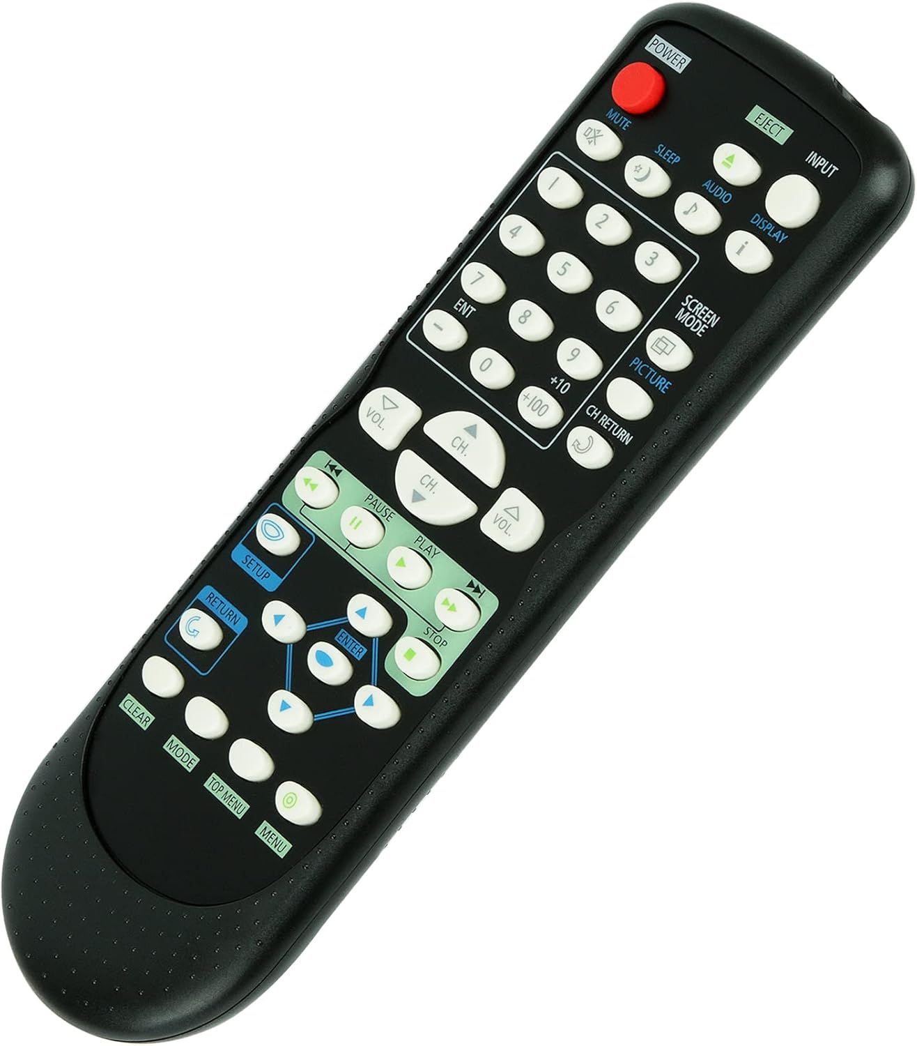 NF603UD Control remoto de reemplazo aplicable para Sylvania LCD TV reproductor de DVD Combo LD155SC8 LD200SL9