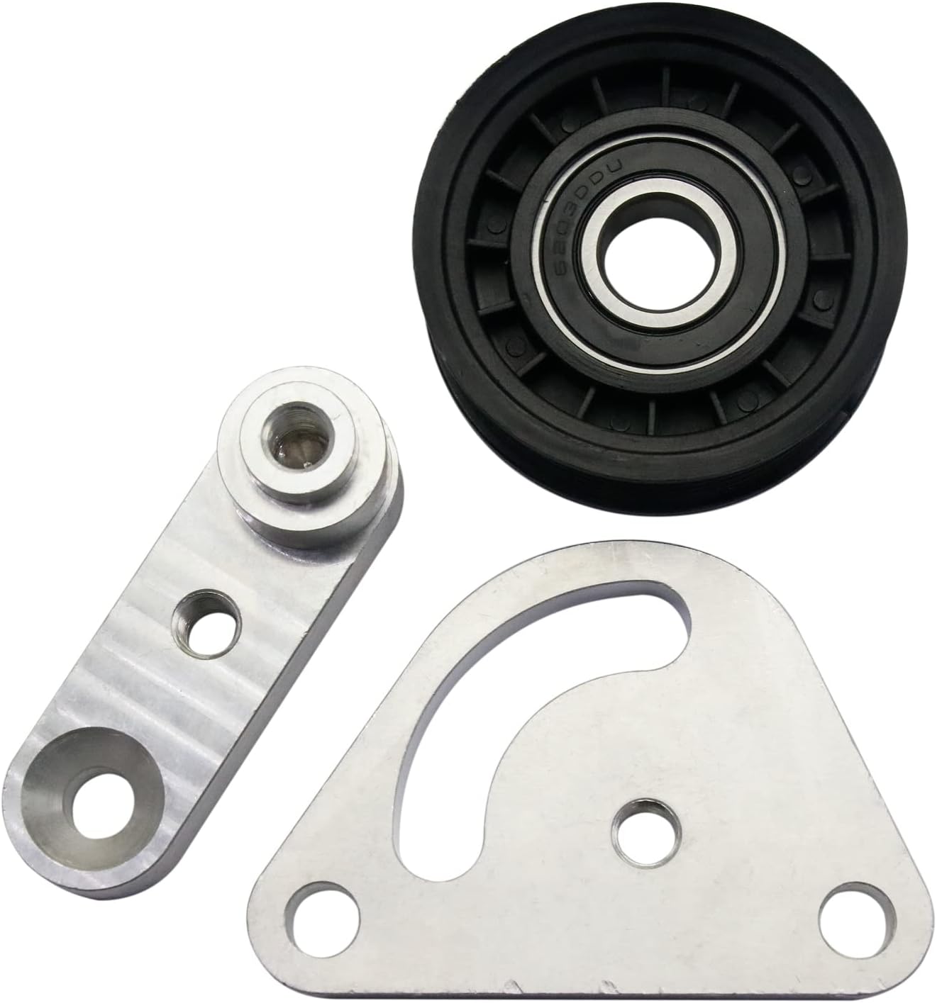 LS1 Tensor de correa manual de motor con polea compatible con 1998-2002 Camaro Z28 SS Firebird Formula Trans Am WS6 LS LS2 GTO Aluminio