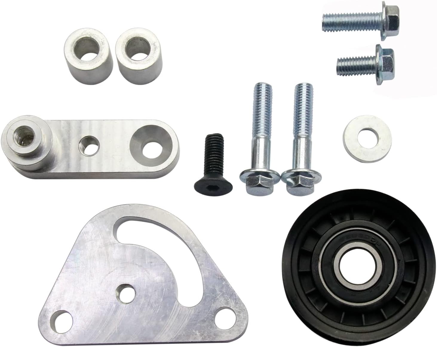 LS1 Tensor de correa manual de motor con polea compatible con 1998-2002 Camaro Z28 SS Firebird Formula Trans Am WS6 LS LS2 GTO Aluminio