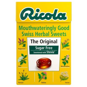 Ricola Edulcorado sin azúcar original con Stevia 1.59oz Ricola Edulcorado sin azúcar original con Stevia 1.59oz