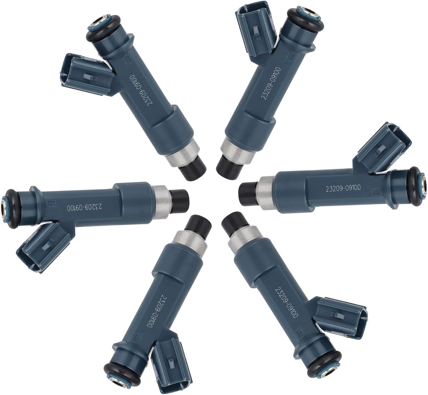 6 inyectores de combustible SCITOO de 12 agujeros aptos para Toyota Tacoma 2007  Toyota Tundra 2007  para Toyota Tacoma 2008para Toyota Tundra