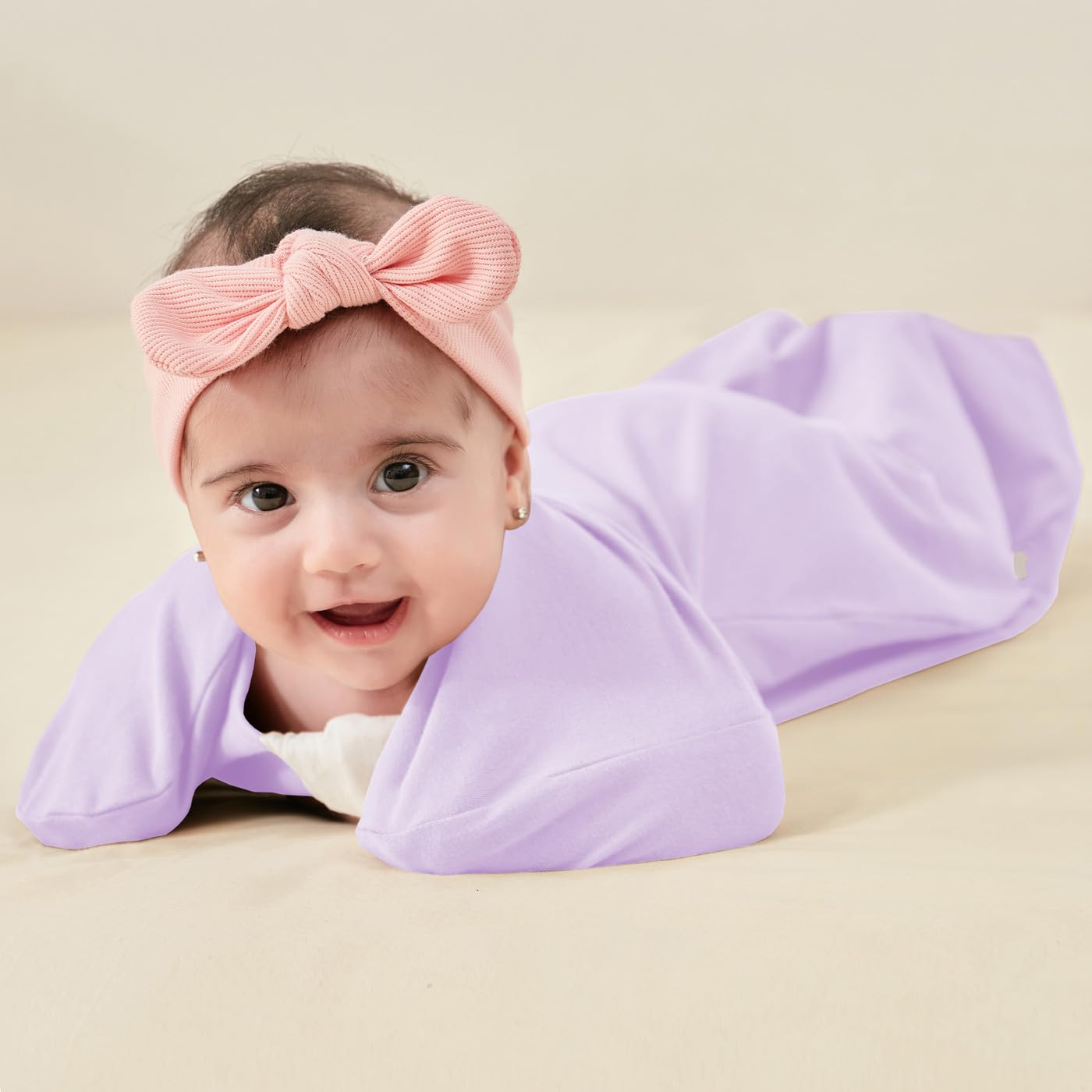 ZIGJOY Manta de transición para bebé, manta de transición elástica de 0.5 TOG con cremallera de 2 vías, saco de dormir de algodón autolavizante para