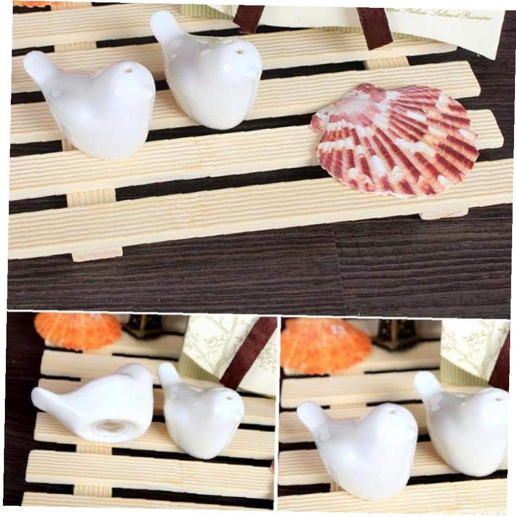 Love Bird – Recipiente de cerámica para condimentos, salero, pimentero, utensilios de cocina, 2 unidades