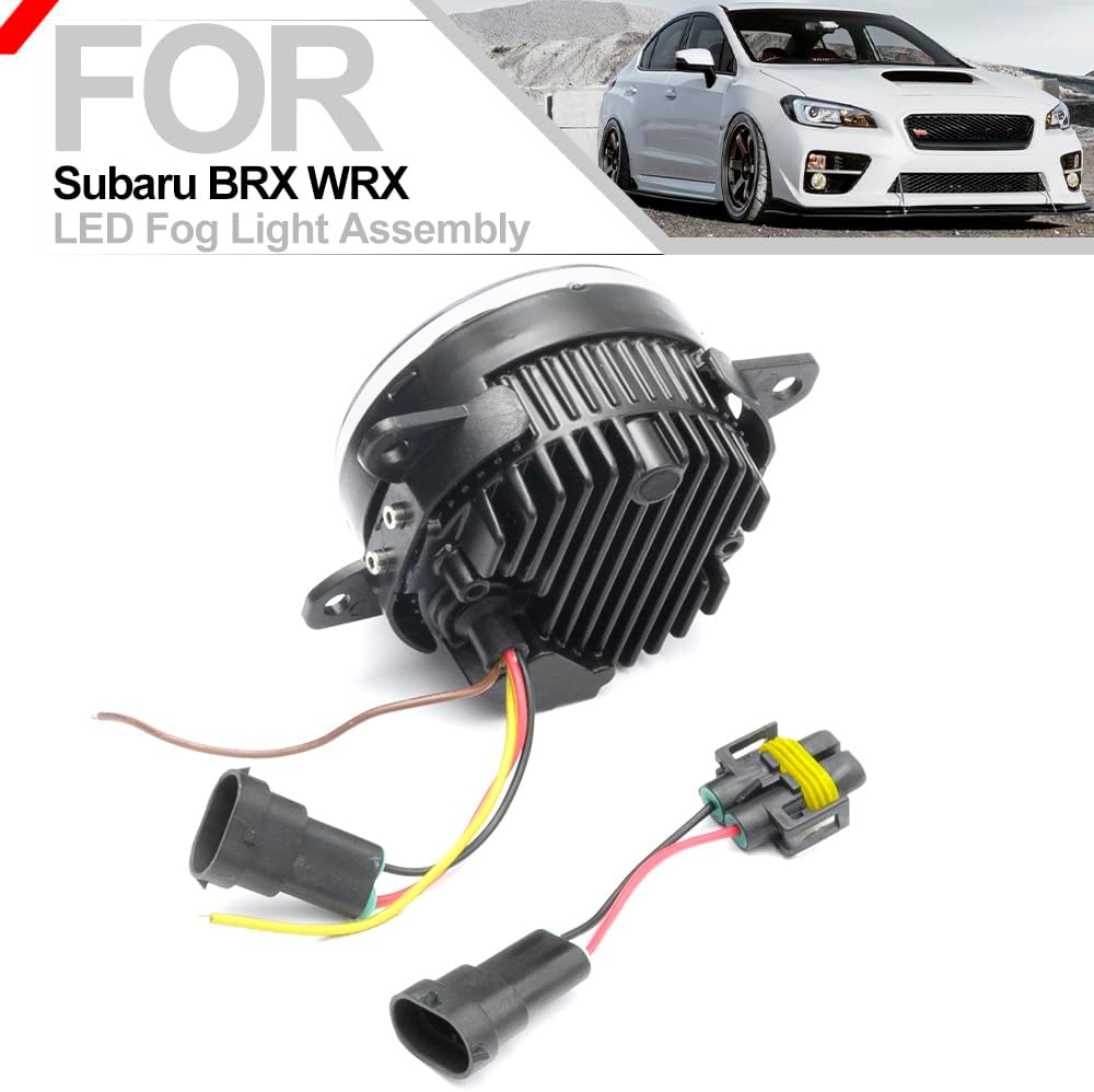 Conjunto de luces LED de conducción antiniebla para Subaru BRZ WRX STI Impreza Legacy Outback Forester Crosstrek Switchback – Kit de lámparas de