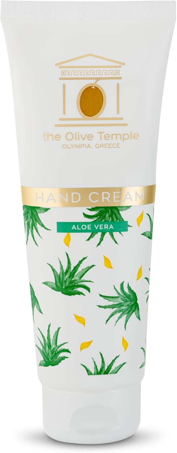 Crema de manos con aceite de oliva – Fórmula hidratante profunda y nutritiva para manos suaves y flexibles (Aloe)