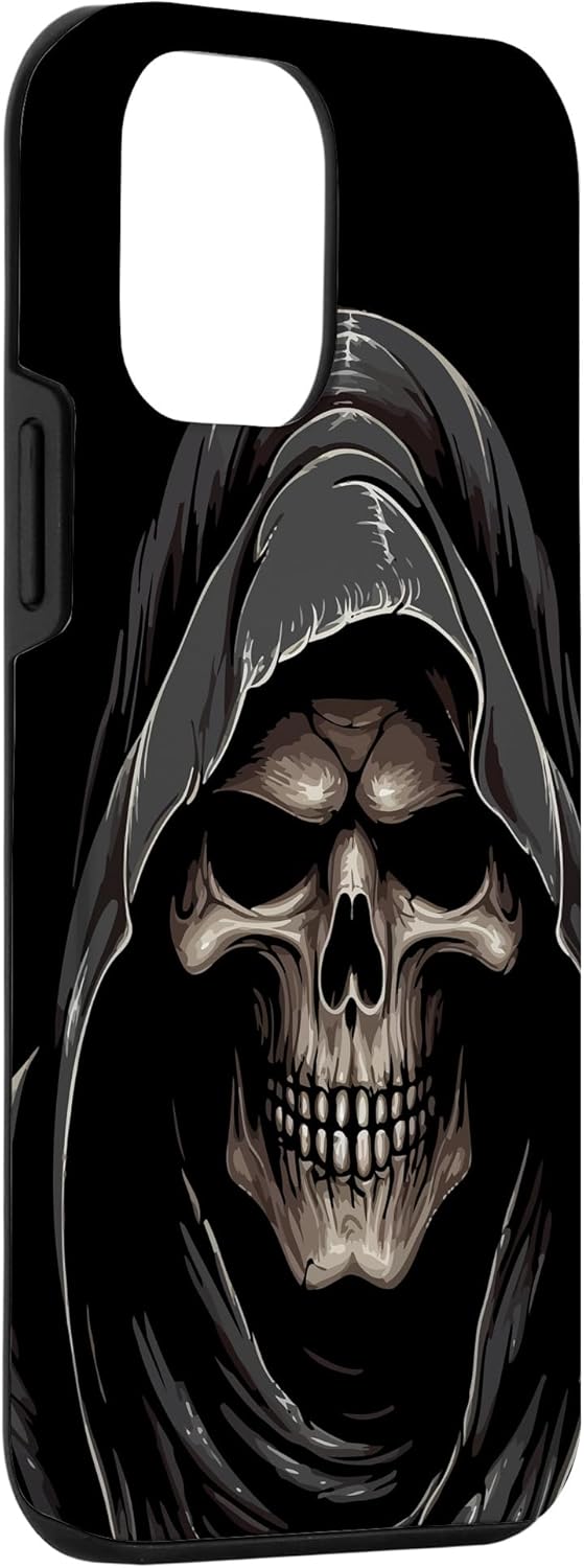 Carcasa para iPhone 12 mini Skull Ghost Hood Grim Reaper